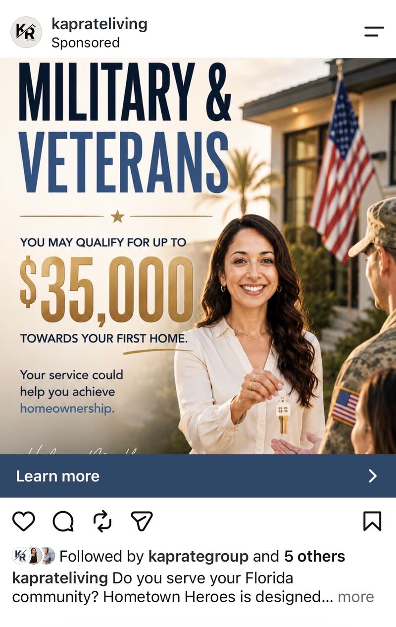 Kap Rate Living Meta ad preview